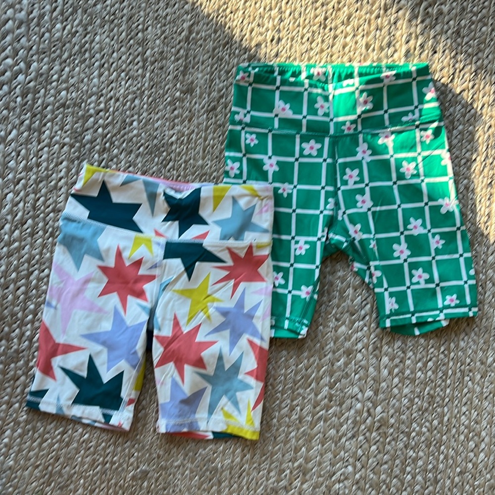 Hanna andersson 2 pairs— Active MadeToStretch Biker Shorts 10